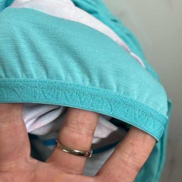 Turquoise Youth Athletic Work Out Tank Top - Picture 6 of 6